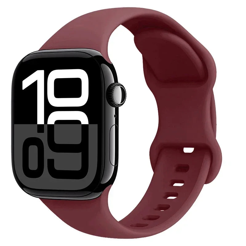 Apple Watch Sport Silicone Band | Premium Soft Replacement Strap for Apple Watch Series (38mm - 49mm, Series 1-11 & Ultra)