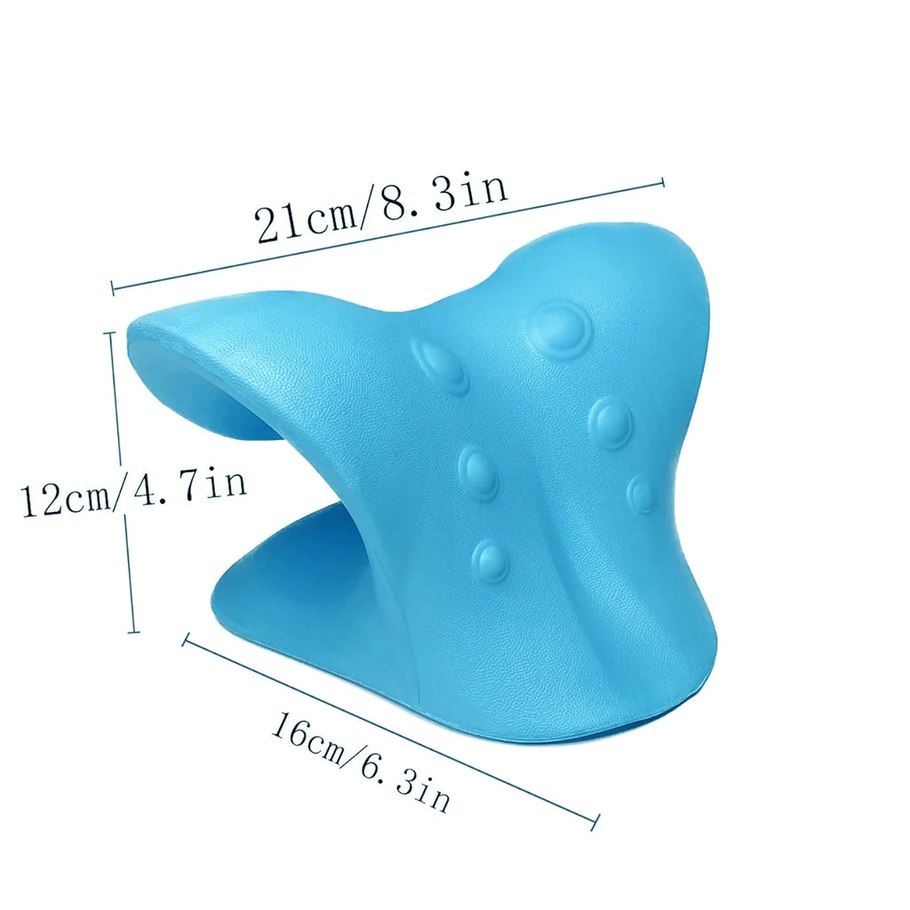 Neck and Shoulder Relaxer | Cervical Traction Pillow Device for Pain Relief & Alignment