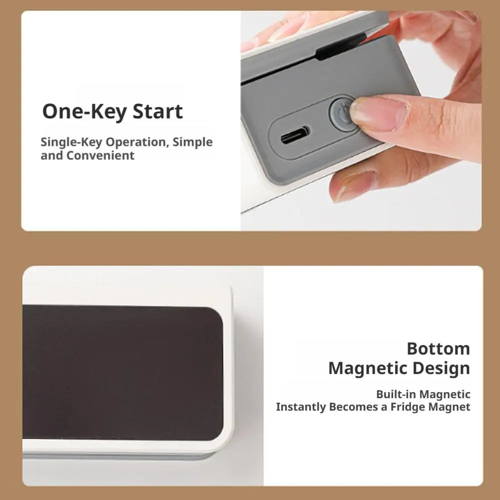 2-in-1 Rechargeable Mini Bag Sealer with Cutter