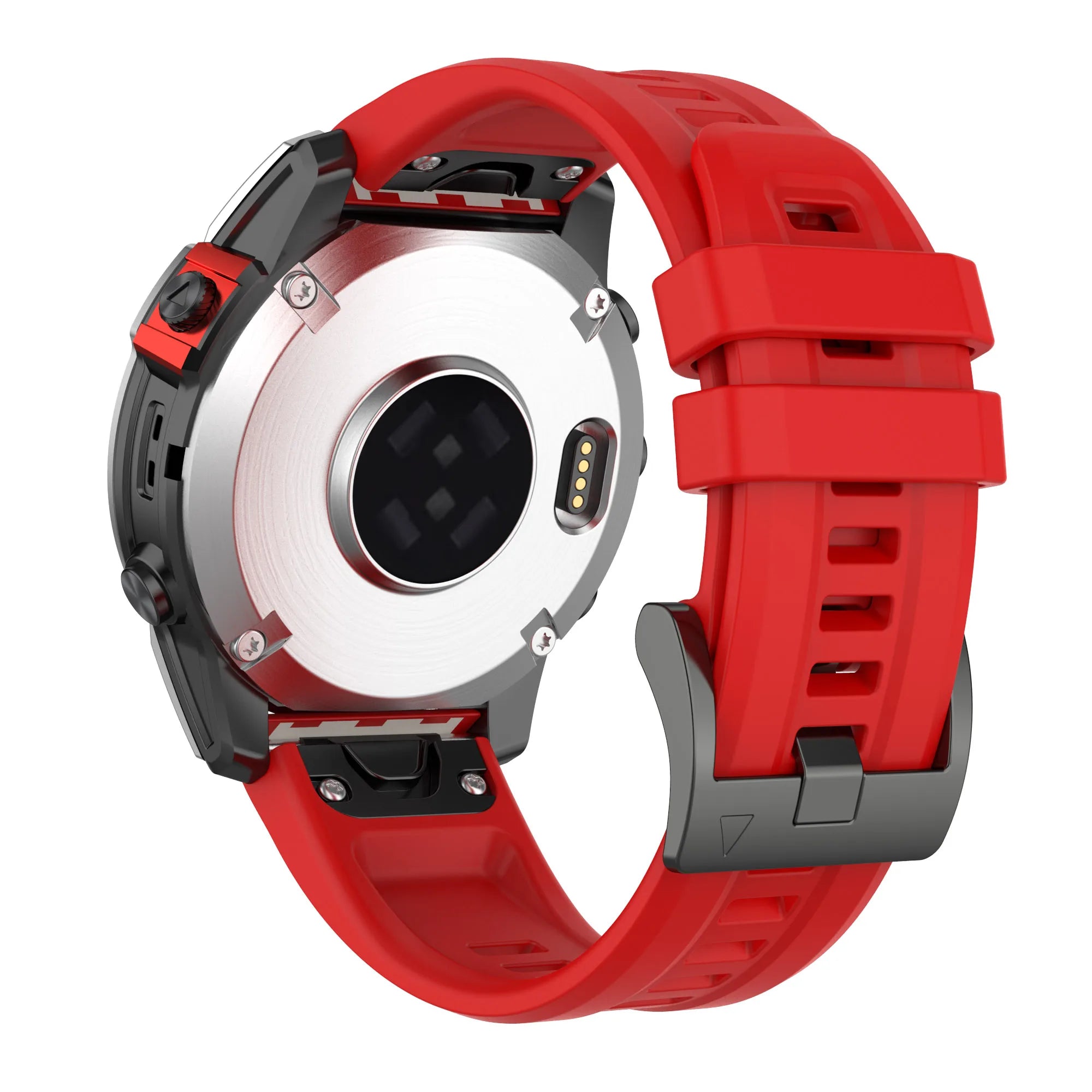 Premium QuickFit Silicone Sport Band for Garmin Fenix 7/6/5 Series | Durable Replacement Strap (20mm, 22mm, 26mm)