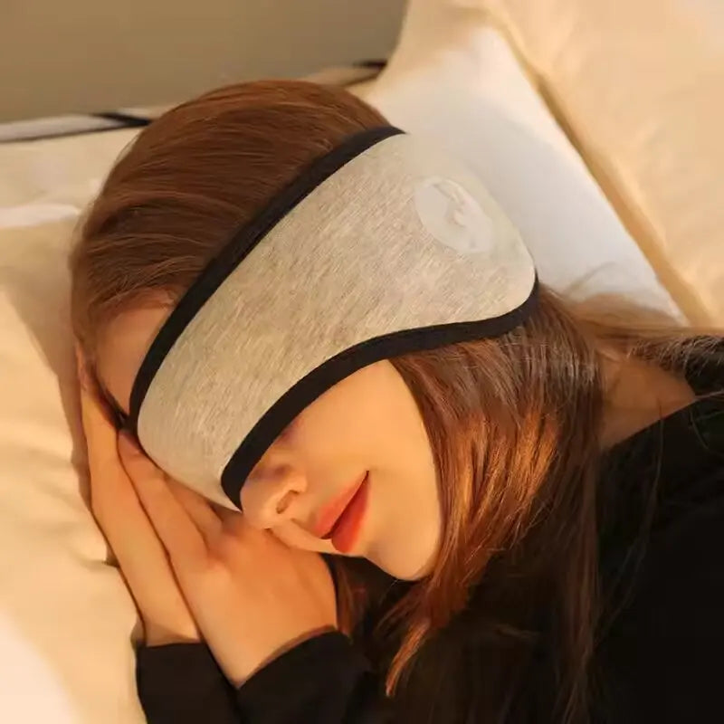 Soft Adjustable Sleep Mask with Ear Covers | Noise Cancelling Eye & Ear Protection for Travel, Snoring & Home Comfort