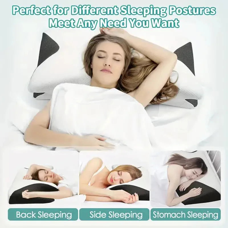 Cervical Orthopedic Memory Foam Pillow Butterfly Slow Rebound Neck Sleep Support