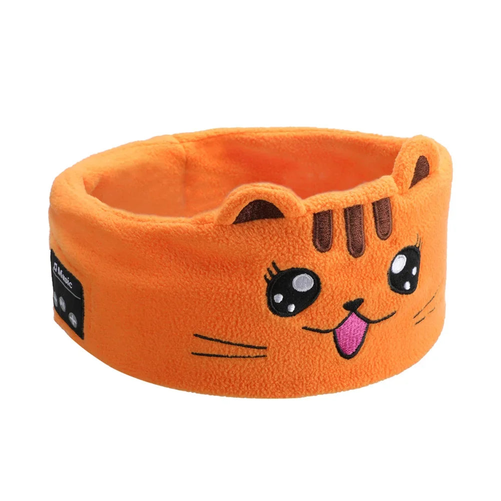 Kids Bluetooth Headphone Sleep Mask | Soft Wireless Music Headband for Children