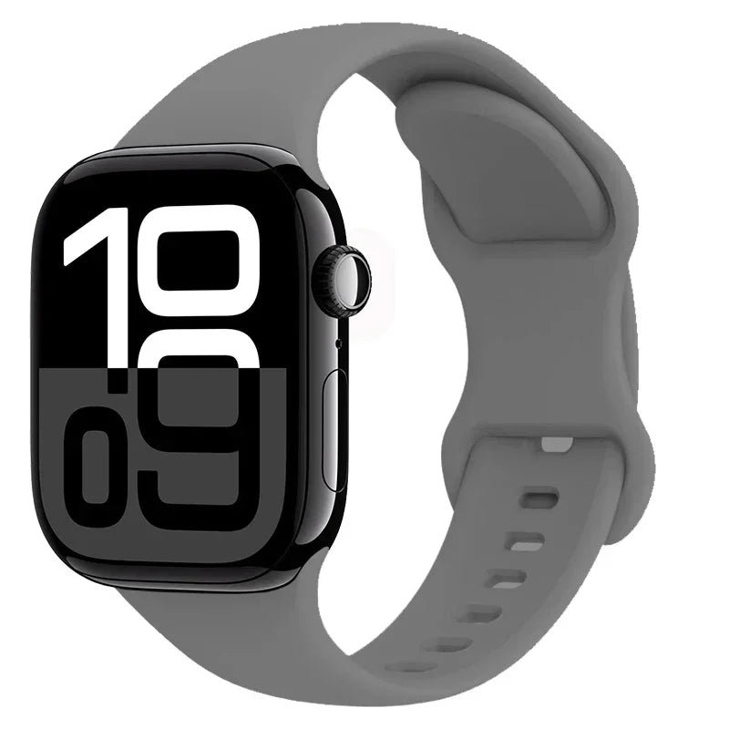 Apple Watch Sport Silicone Band | Premium Soft Replacement Strap for Apple Watch Series (38mm - 49mm, Series 1-11 & Ultra)