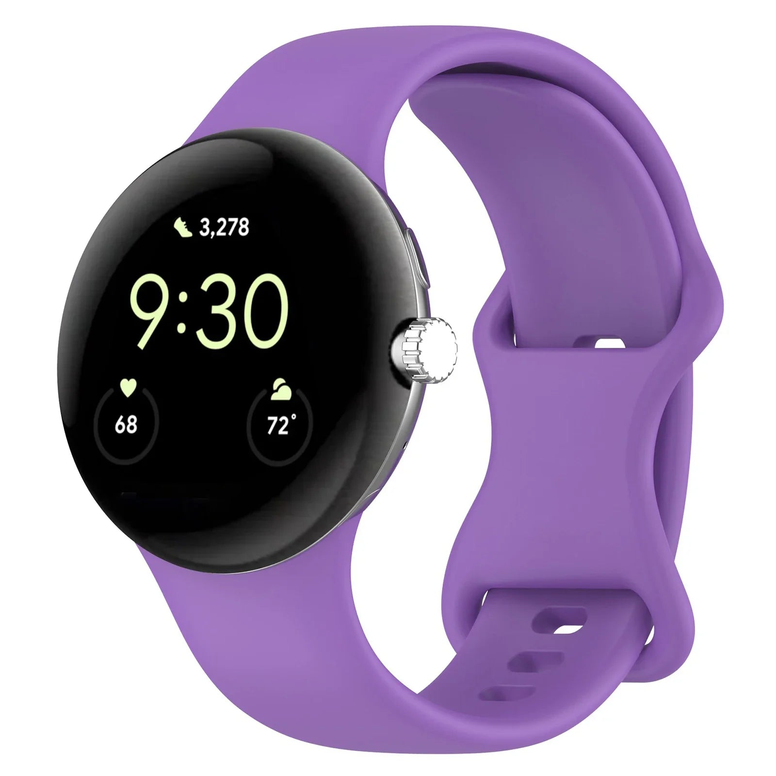 Premium Silicone Strap for Google Pixel Watch 4/3/2/1 | Soft Sport Replacement Band (41mm/45mm)