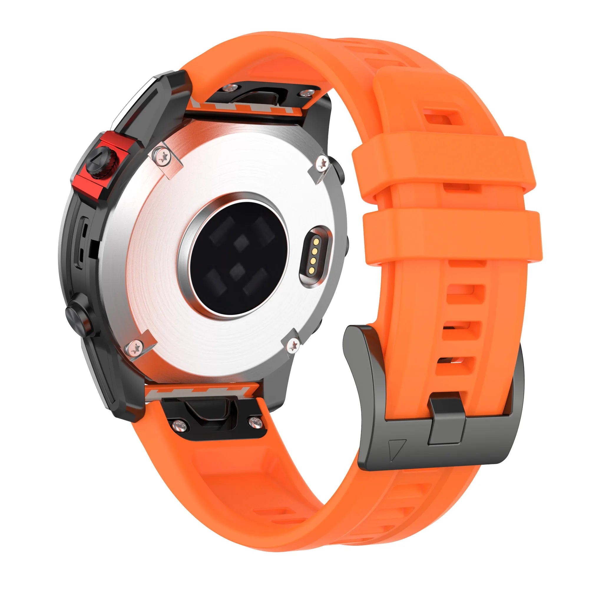 Premium QuickFit Silicone Sport Band for Garmin Fenix 7/6/5 Series | Durable Replacement Strap (20mm, 22mm, 26mm)