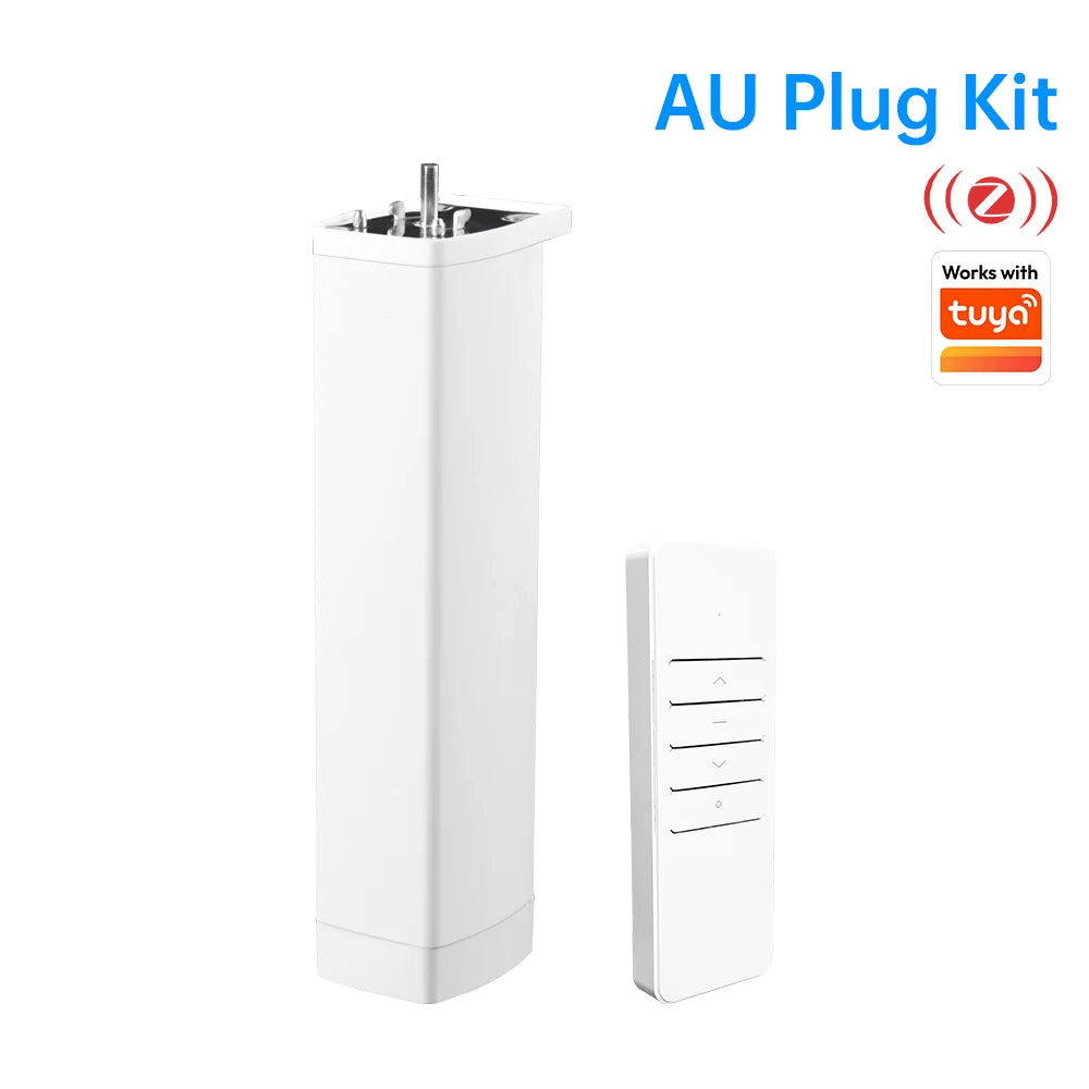 Tuya Smart Electric Curtain Shutter Motor | WiFi / Zigbee Automatic Track Driver with RF Remote