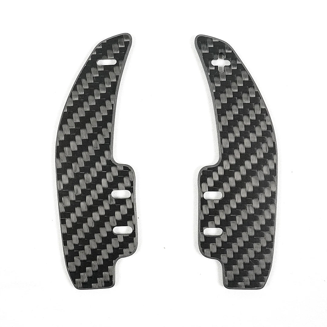 Magnetic Carbon Fiber Steering Wheel Paddle Shifter Extensions – High-Performance Shift Retrofit