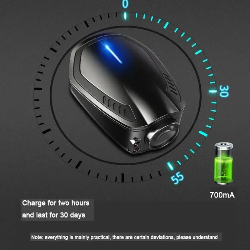 Customize 2pcs USB Rechargeable Car Door HD LED Lamps Projector Courtesy Welcome Lights