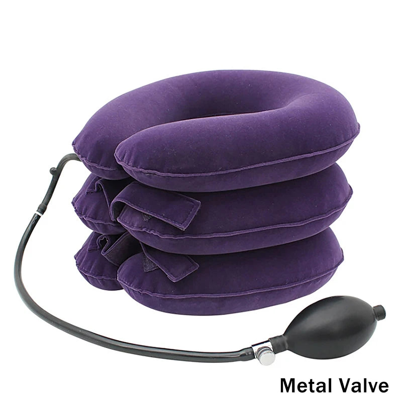 Inflatable Neck Pillow for Daily Relaxation & Posture Support – Adjustable Design