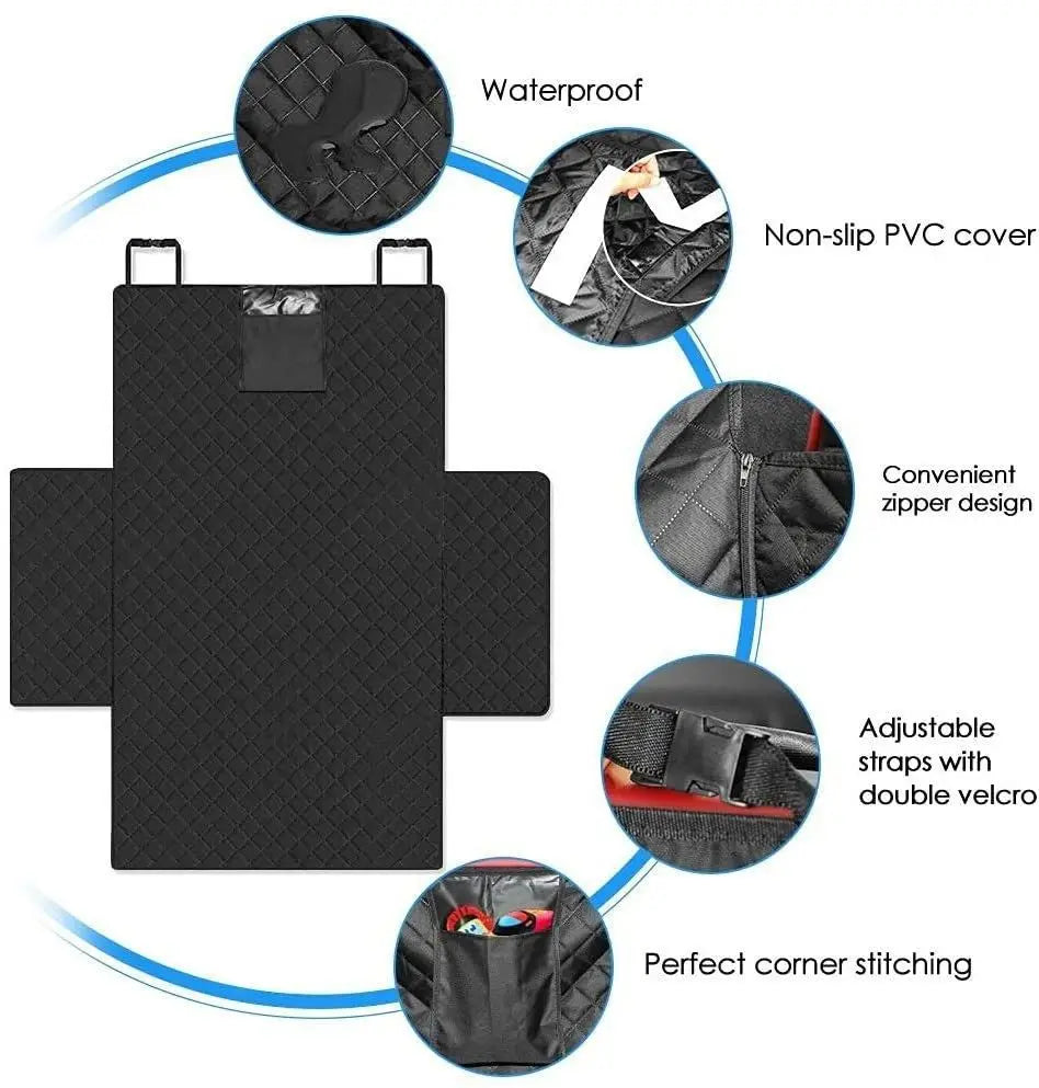 Waterproof Dog Car Seat Cover Heavy Duty SUV Cargo Liner Protective Trunk Mat