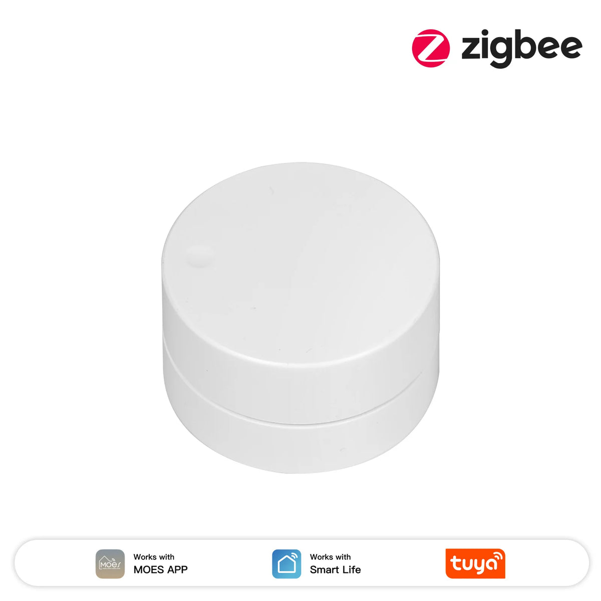 Tuya ZigBee Smart Scene Switch Knob | Wireless Scene Button Controller, Battery-Powered Automation Scenario & Smart Life App Gateway