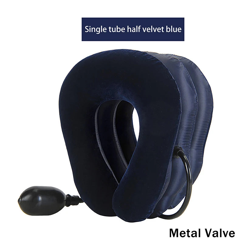 Inflatable Neck Pillow for Daily Relaxation & Posture Support – Adjustable Design