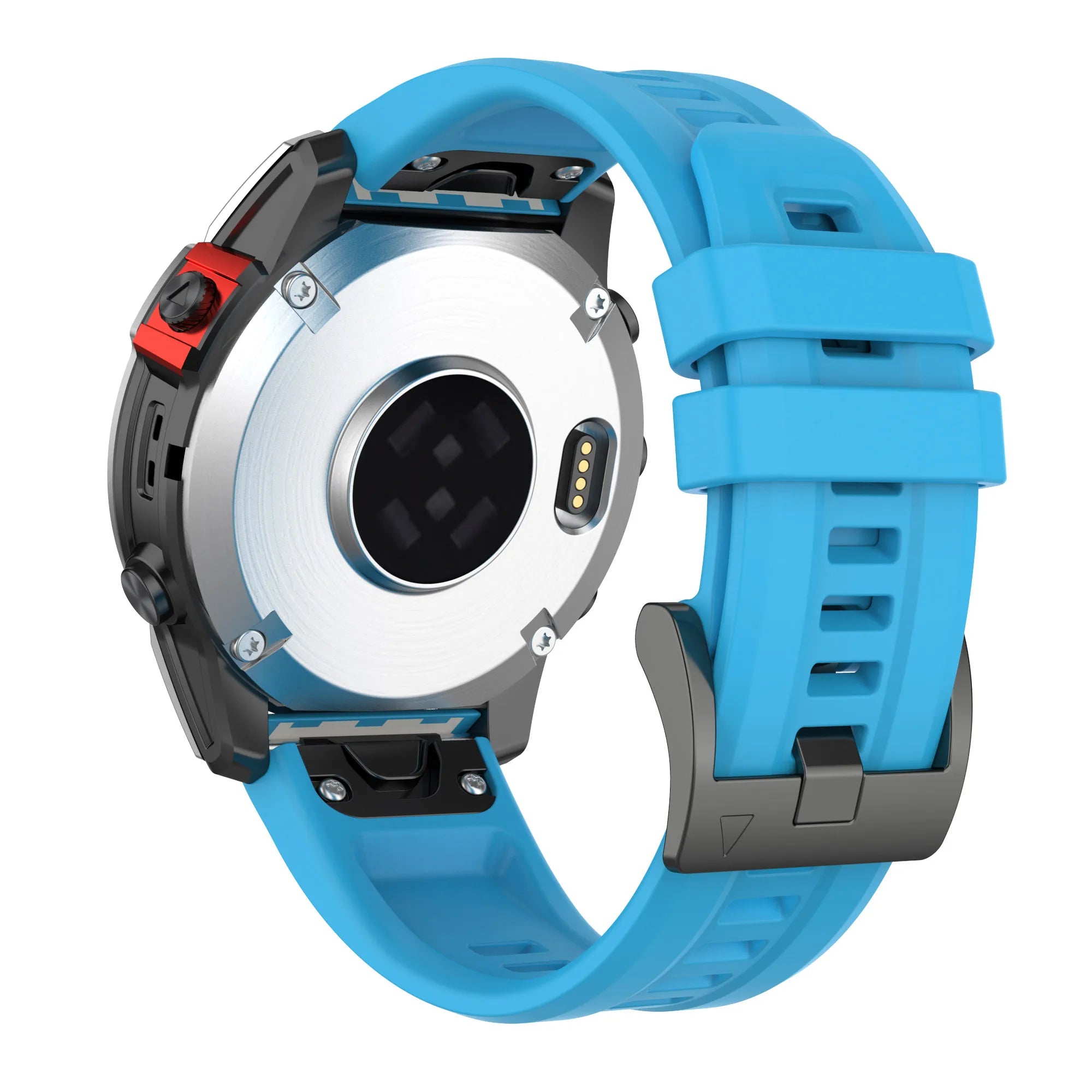 Premium QuickFit Silicone Sport Band for Garmin Fenix 7/6/5 Series | Durable Replacement Strap (20mm, 22mm, 26mm)