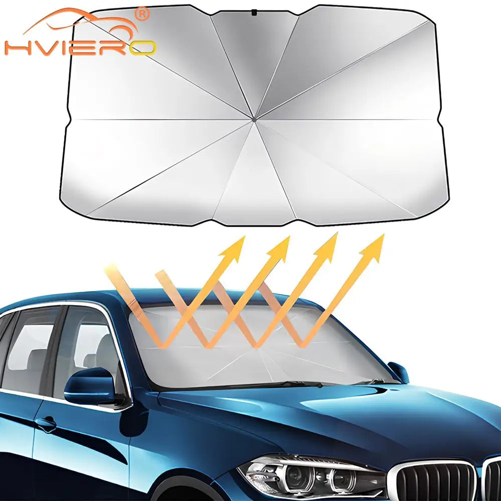 Foldable Car Windshield Sunshade Umbrella Interior UV Protector Auto Parasol