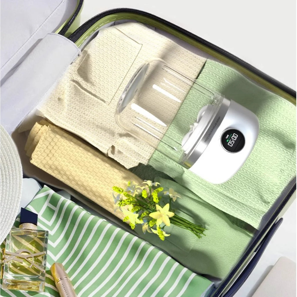 Wireless Portable Mini Washing Machine | 1L Dehydratable Laundry Bucket for Underwear & Socks