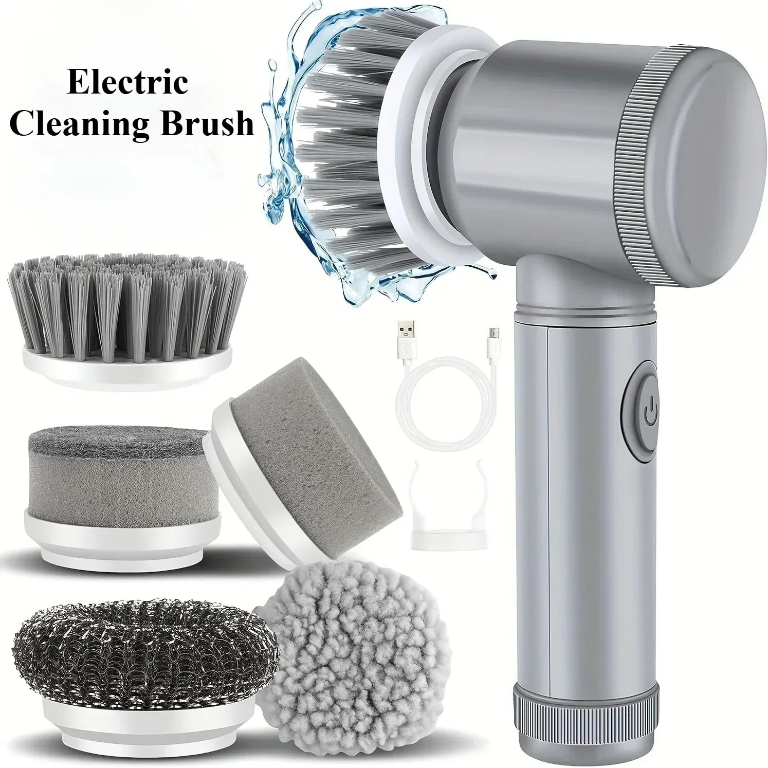 Multi functional Electric Cleaning Brush  Wireless Handheld Power Scrubber