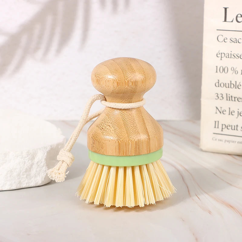 Household Cleaning Brush 2-in-1 Handle Set | Dishwashing Scrubber with Removable Liquid Soap Dispenser