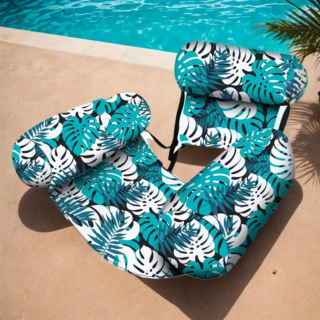 Inflatable Pool Float Hammock – 4-in-1 Lounge Chair & Floating Cushion