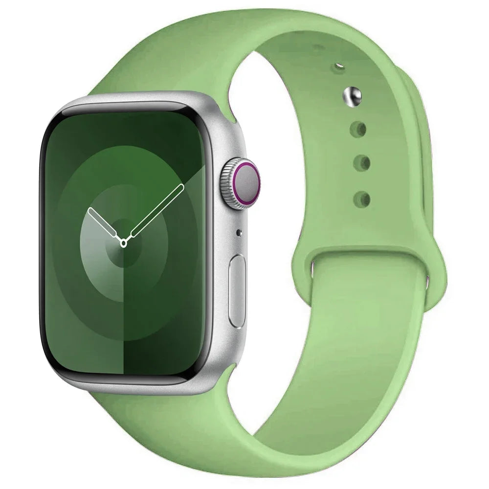 Apple Watch Silicone Sport Band | Soft Replacement Strap for Apple Watch (38mm - 49mm, All Series & Ultra)