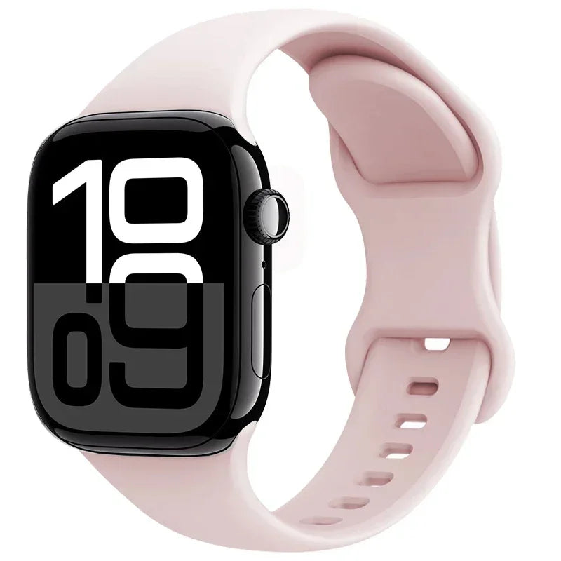 Apple Watch Sport Silicone Band | Premium Soft Replacement Strap for Apple Watch Series (38mm - 49mm, Series 1-11 & Ultra)