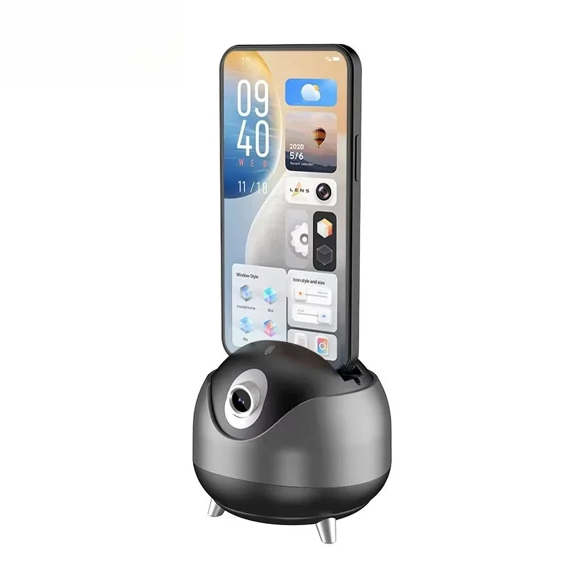 AI Intelligent 360° Rotating Automatic Face Tracking Mobile Phone Stabilizer Tripod Head