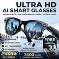 AI Smart Glasses with 1080P HD Camera | ChatGPT AI Voice, Bluetooth Calling & 3600mAh Charging Case