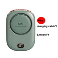 New Mini Portable Fan | Rechargeable Bladeless Turbo Hands-Free Neck & Waist Clip Fan
