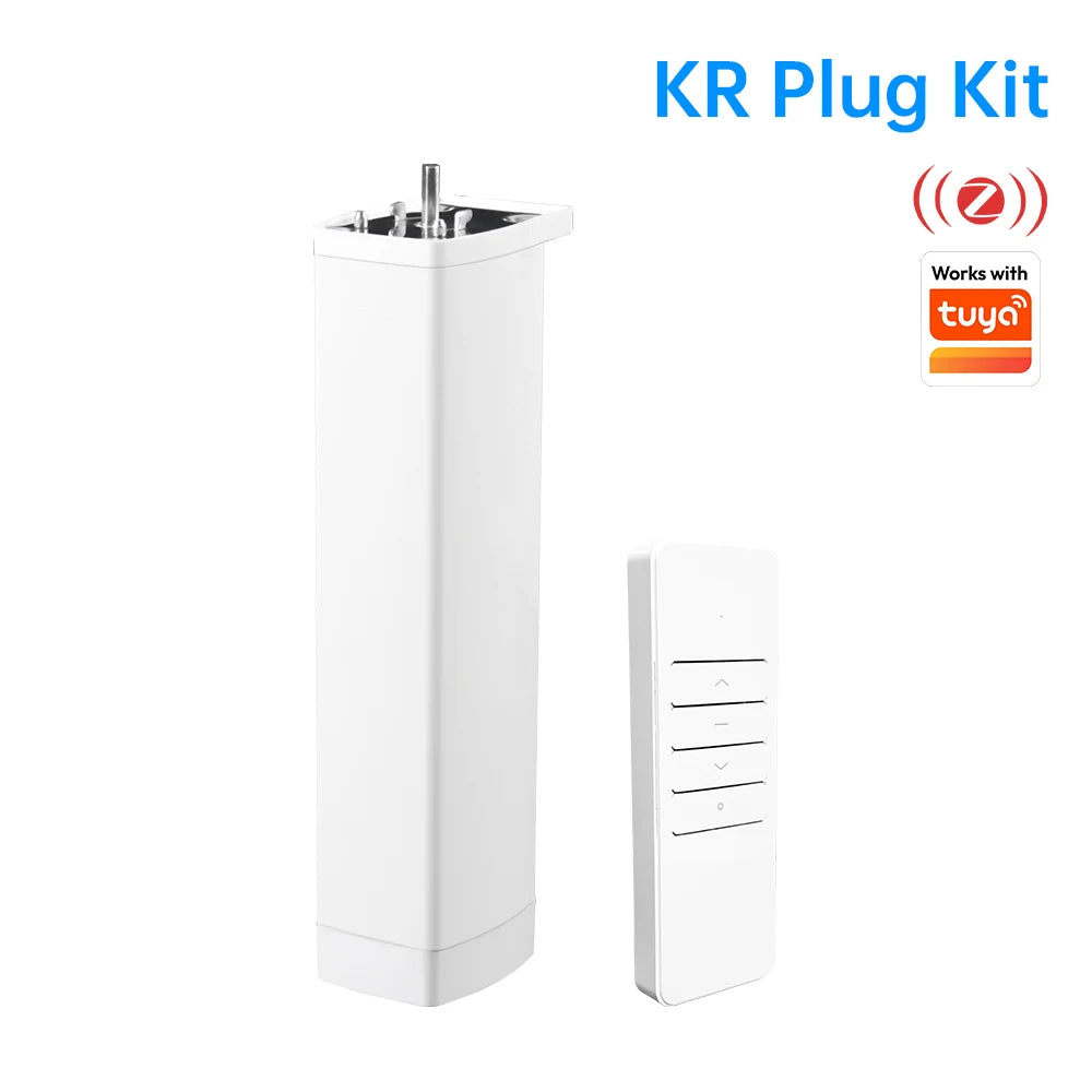 Tuya Smart Electric Curtain Shutter Motor | WiFi / Zigbee Automatic Track Driver with RF Remote