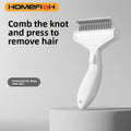 HOMEFISH Floating Stainless Steel Dog Hair Removal Brush – Professional Grooming Tool