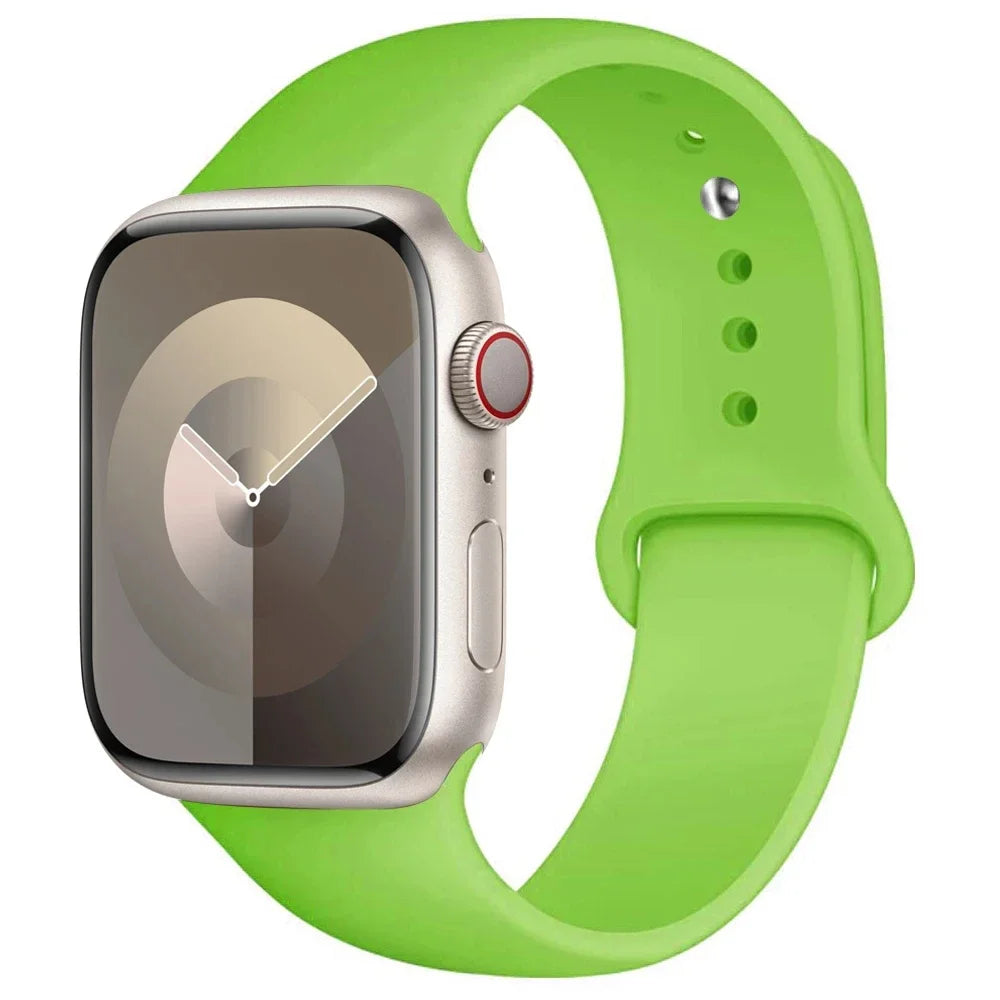Apple Watch Silicone Sport Band | Soft Replacement Strap for Apple Watch (38mm - 49mm, All Series & Ultra)
