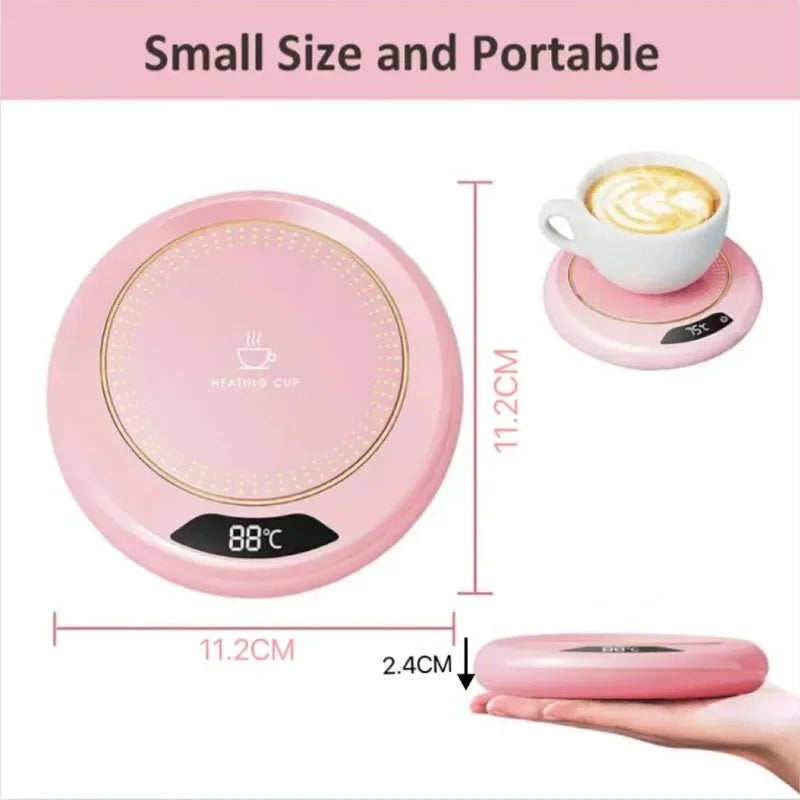 Smart Heated Mug Coaster with 3 Temperature Levels