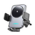LISEN Upgraded Fast Cooling Wireless Charger Car Mount | Auto-Clamping Smart Sensor Electric Air Vent Holder