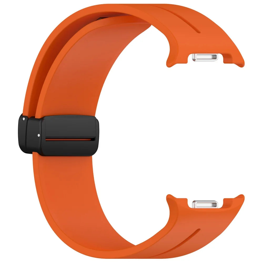 Samsung Galaxy Watch Magnetic Silicone Sport Band | Premium D-Buckle Strap for Galaxy Watch Series (40mm, 44mm, 46mm)