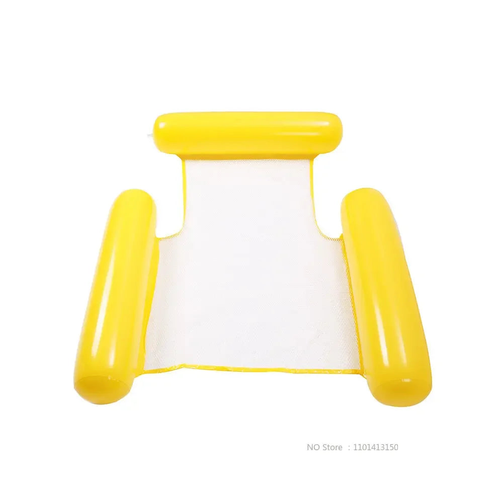 Inflatable Water Hammock Recliner Multi Purpose Floating Swimming Mattress