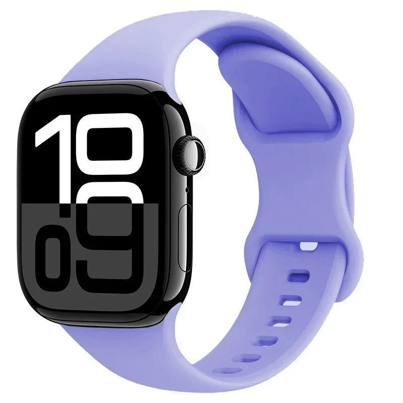 Apple Watch Sport Silicone Band | Premium Soft Replacement Strap for Apple Watch Series (38mm - 49mm, Series 1-11 & Ultra)
