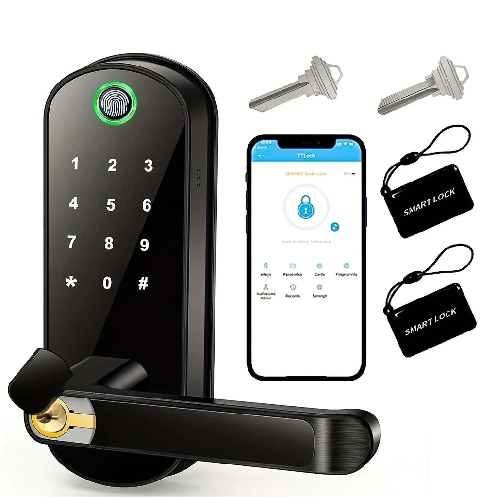 Smart Fingerprint Door Lock with App Remote Control