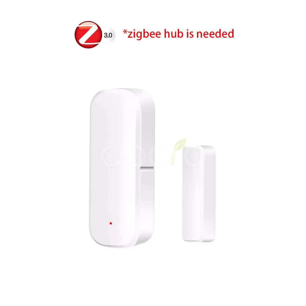 Tuya Zigbee Door Sensor Window Contact Sensor | Smart Home Security Open/Closed Detector for Smart Life