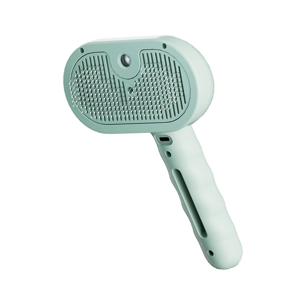 Steam Spray Dog Grooming Brush Luxury Pet Brush – 3-in-1 Grooming Tool
