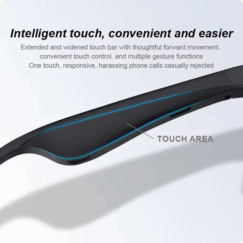 Lenovo AI Voice Assistant Smart Glasses | 4K Ultra HD Display & 800W Camera Translator Sunglasses
