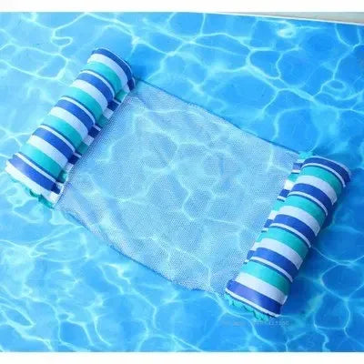 Inflatable Water Hammock Recliner Multi Purpose Floating Swimming Mattress