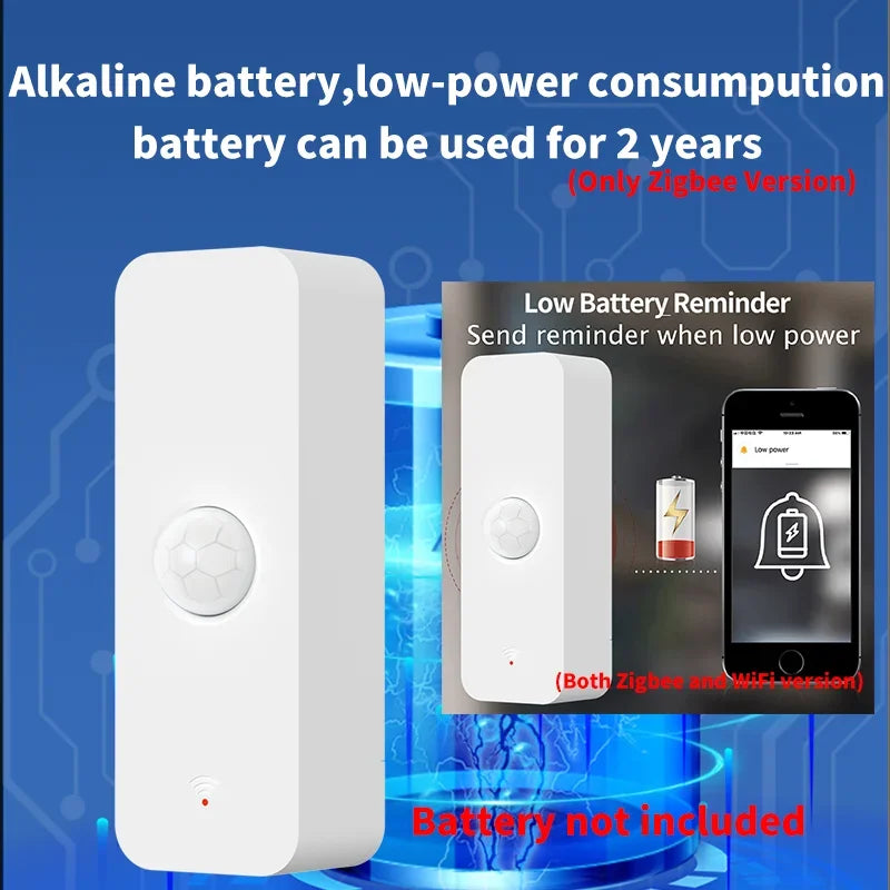 Tuya WiFi / Zigbee PIR Motion Sensor | Smart Home Human Body Infrared Detector for Smart Life