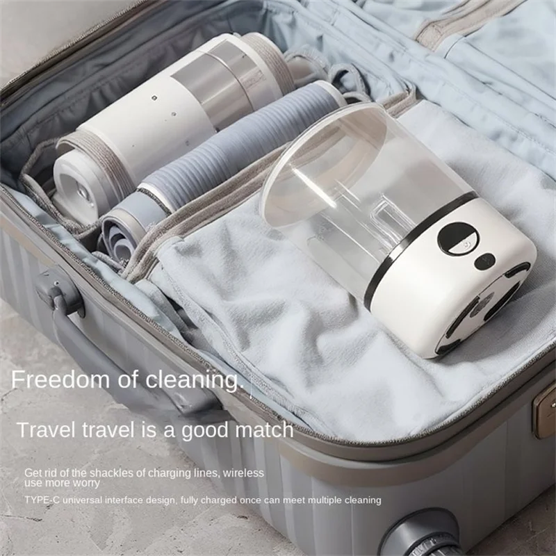 2L Wireless Mini Portable Washing Machine | 2000mAh Rechargeable Desktop Washer Cup for Underwear & Socks