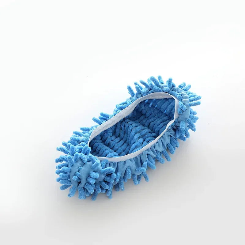 Premium Chenille Dust Mop Slippers Multi-Function Lazy Shoe Covers (2-Piece Set)