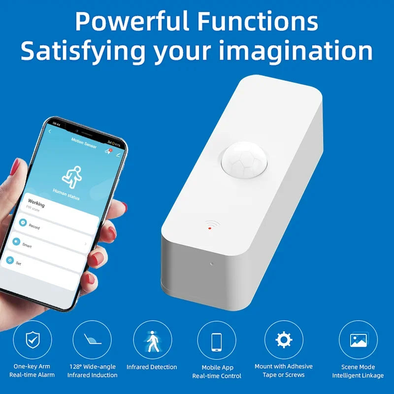 Tuya WiFi / Zigbee PIR Motion Sensor | Smart Home Human Body Infrared Detector for Smart Life