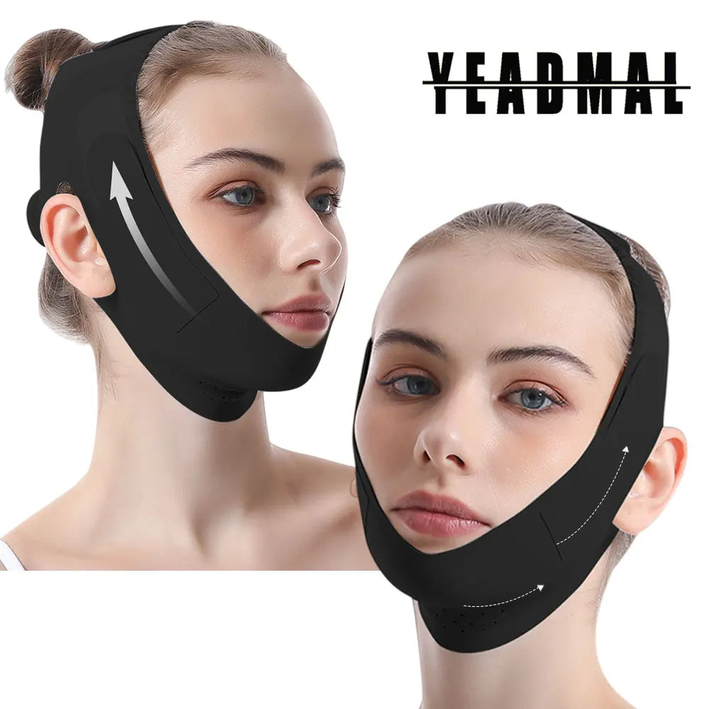 YEADMAL Reusable V-Line Lifting Chin Strap for Sleeping | Adjustable Face Lift Belt & Double Chin Reducer for Women