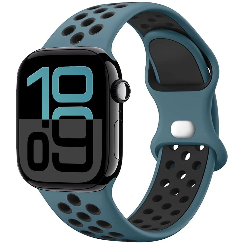 Apple Watch Silicone Strap | Unique Transparent & Speckled Designs | Compatible with All Series (40mm - 49mm, Series 1-11 & Ultra)