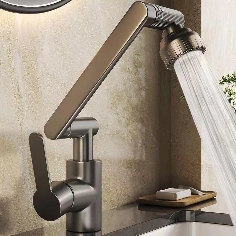 Universal Rotating Basin Faucet Multi-Function Booster Hot & Cold Wash Basin Tap