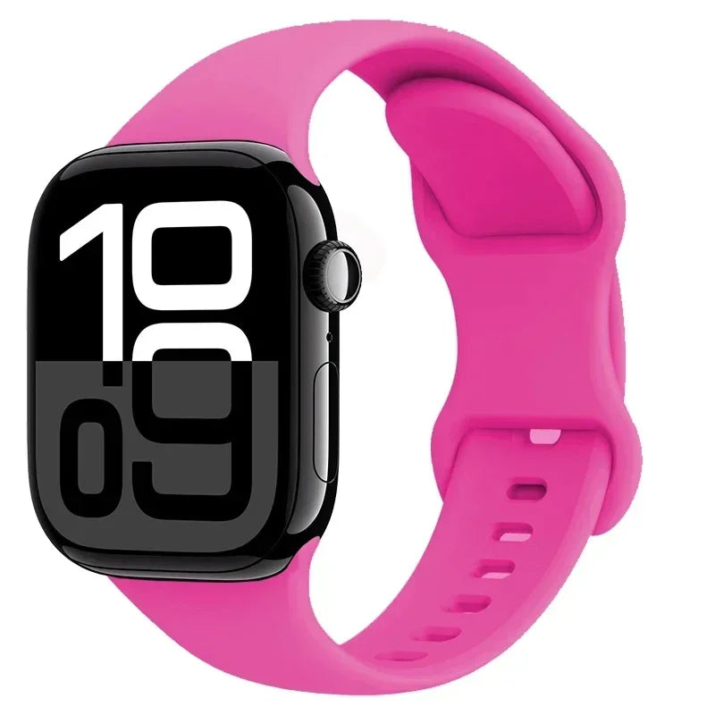 Apple Watch Silicone Strap | Unique Transparent & Speckled Designs | Compatible with All Series (40mm - 49mm, Series 1-11 & Ultra)