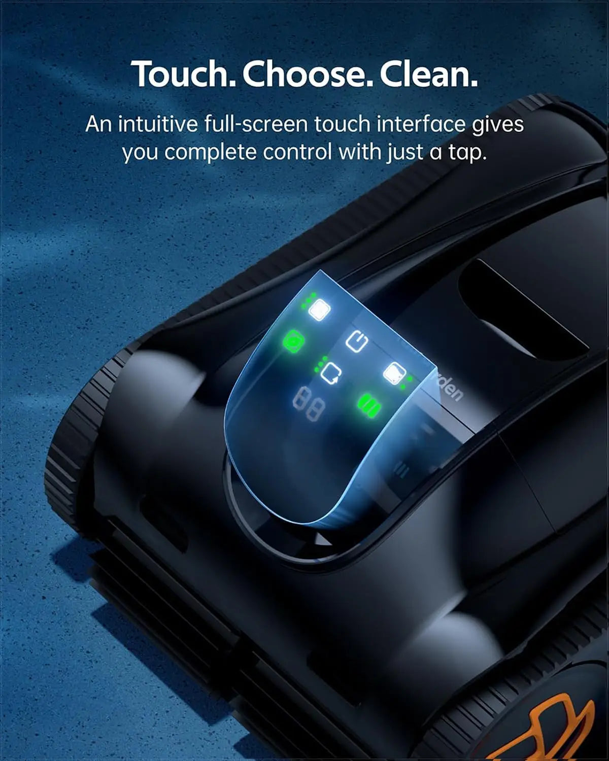 4-in-1 Cordless Robotic Pool Cleaner – Smart App Control Vacuum